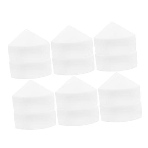 BIUDECO Triangle Makeup Sponges 12pcs Set Face for Powder Foundation for Cosmetics
