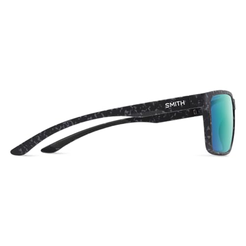 Image of SMITH Riptide Sunglasses with Chromapop Lenses - Polarized Sunglasses - for Men & Women - Matte Ash Marble ChromaPop Glass Polarized Opal Mirror