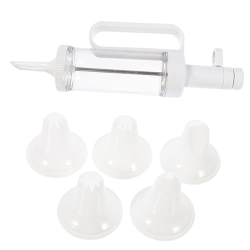 Alipis 1set Biscuit Decoration Tool Kit Ergonomic Cookie Press Machine Various Shapes for Cake Decorating Easy to Clean Baking Supplies for Cookies and