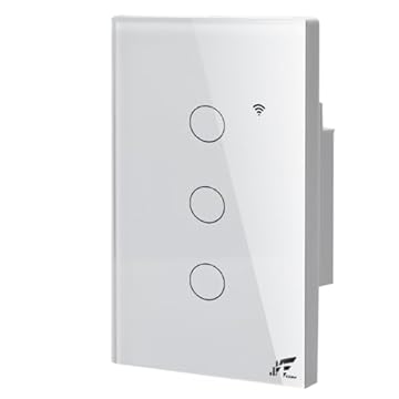 Interruptor Inteligente 3 Botões JWCOM Smart 433mHz - Alexa, Google e Siri