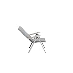 KETTLER Diamond Multipositionssessel Silber Flanelle
