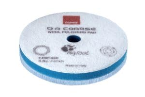 9.NW160H Blue Wool Polishing Pad, Precision Pro Coarse - Ø 160mm Single Pad