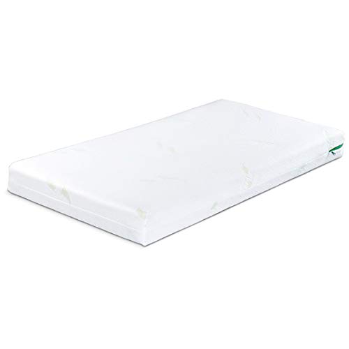 Matelas enfant à mémoire de forme avec housse à l'aloe vera 120X60 Cover
