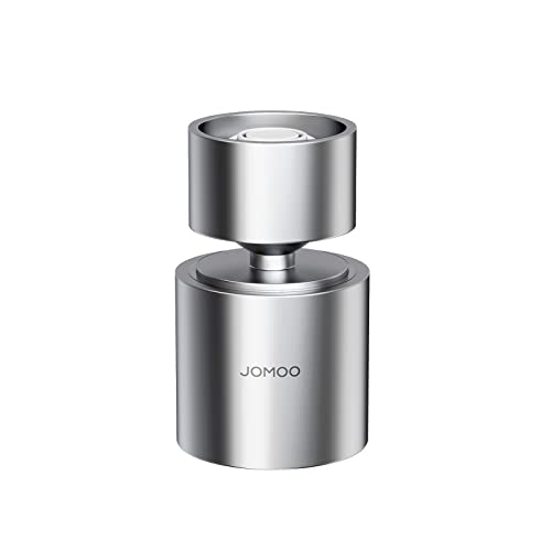 JOMOO Splash Filter Faucet Aerator 360-Degree Rotate Conservation Faucet with 5 Adapters and Gasket Faucet Sprayer Replacement Part for Kitchen and Bathroom
