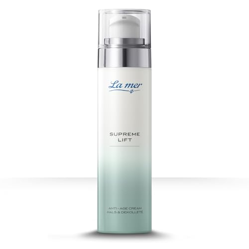La mer Anti-Age Cream Hals & Dekolleté 50ml Supreme Lift | Gegen trockene Haut | Spendet Feuchtigkeit reduziert Faltentiefe | Vitamin E & Shea Butter