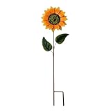 Generisch Sonnenblumen-Hofpfähle, Sonnenblumenpfähle aus Metall | Eisenblumen-Gartendekorationen | Außendekoration, Hofschild, Terrassendekoration, Wegdekoration für draußen