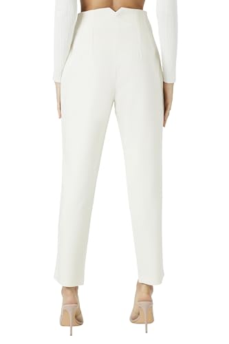 Forever 21 Women's Pleated High-Rise Pants4