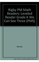 Paperback Rigby PM Math Readers: Individual Student Edition Red We Can See Three Book
