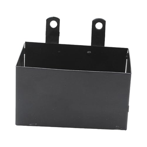 jebyltd Caja De Fuente Alimentación Tecnología Absorción Impactos Pequeña Soportes Batería Motocicleta Seguros para Motociclistas Adolescentes Aventuras Bandeja Batería Fácil Instalación