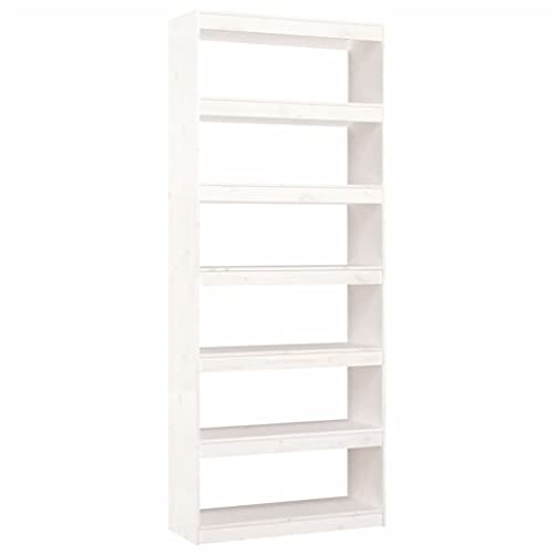 VidaXL Libreria/Divisorio Bianco 80x30x199,5 cm in...