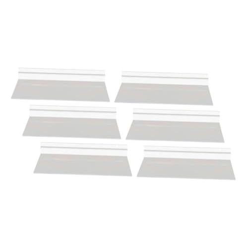 COHEALI 6 Piezas Estanterías Zapateras Transparentes para Pared Exhibidor Flotante para Zapatos Soporte de Pared para Tienda y Hogar Organizador Compacto para Zapateros y Recibidores