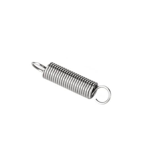 5pcs Wire Diameter 0.5mm S Hook Tension Springs, Stainless Steel Helical Extension Spring, Tension Spring for Industrial(40MM*3MM)