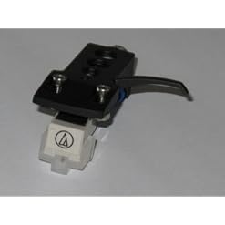 Black Headshell + Replacement Audio Technica AT3600L Cartridge + Diamond Stylus - Les Beatles, Paul McCartney, John Lennon, RIngo Starr, George Harrison