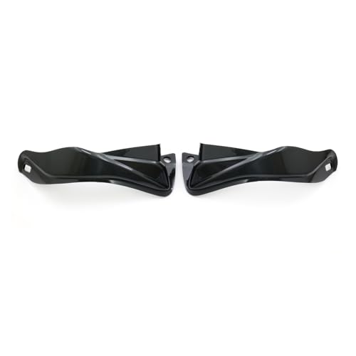 Protège-mains pour Moto Guzzi V85TT avec bouclier déflecteur d'air noir brillant