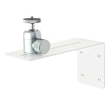 プロジェクター壁付け金具 耐荷重3kg 1/4インチネジ 三脚 カメラ 角度調節360° ホワイト (ロング) PMW-A2003W