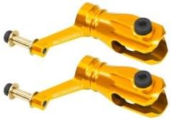 MICROHELI Precision CNC Aluminum Main Blade Grip (Gold) - Blade Infusion 120