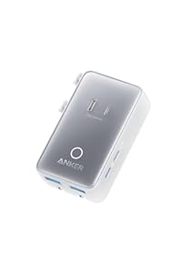 Anker Nano トラベルアダプタ (5-in-1, 20W) 海外旅行用 変換プラグ USB-Cポート USB-Aポート搭載【最大20W出力 / 温度管理システム / 5台同時充電 / 超コンパクト設計/海外旅行・出張】ホワイト
