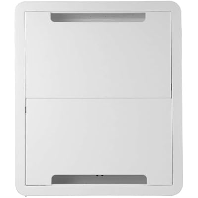 Legrand - OnQ Cable Management, In-Wall Media Box, Dual Purpose Structured Wiring Enclosure, TV Home Theater Recessed Storage Box, 17 Inch, White, ENP1700NA