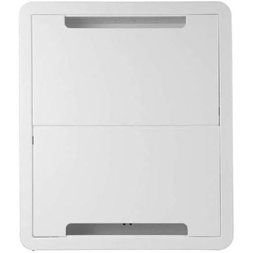 Legrand - OnQ Cable Management, In-Wall Media Box, Dual Purpose Structured Wiring Enclosure, TV Home Theater Recessed Storage Box, 17 Inch, White, ENP1700NA