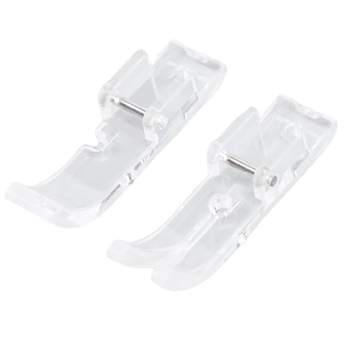 Juego de pies prensatelas transparentes para máquina de coser miniatura 3