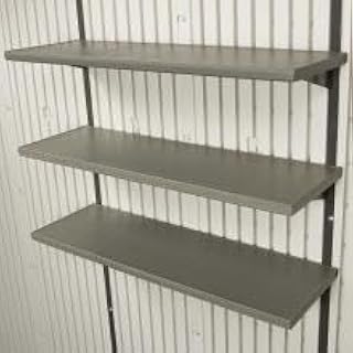 LIFETIME 60404 30 x 9 Inch 3 Pack Shelves for 7', 8', and 11 Ft. Wide Sheds
