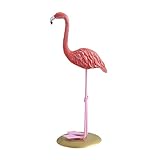 Décoration de maison flamant rose : ajoutez une touche de couleur dans votre bureau si vous pensez que votre bureau a l'air sévère, figurine de flamant rose