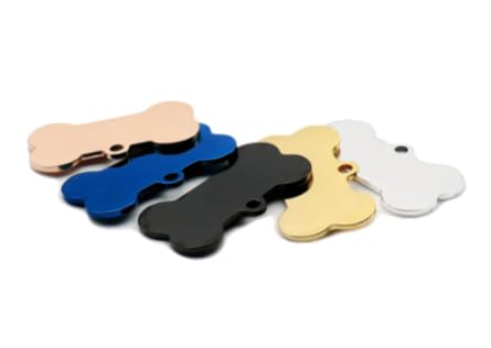 Miniatura 6 de TTPETS Placas de identificación para mascotas, de acero inoxidable, etiquetas personalizadas para perros, en la parte frontal el nombre de tu