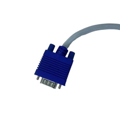 Image of Upix Male to Male VGA Cable 1.3 Meters (4.3 Feet) - Supports PC, Monitor, TV, LCD /LED, Plasma, Projector, TFT