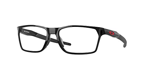 Image of Oakley Mens OX8174F Hex Jector Low Bridge Fit Rectangular Eyeglasses