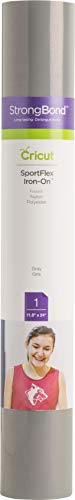 Cricut SportFlex Iron On Vinyl, DIY Supplies, 11.8” x 24” HTV Roll