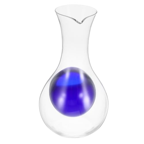 HEALEEP Decanter Per Sakè e Vino Con Tasca Per Ghiaccio Design Giapponese Creativo Trasparente Alta Qualità Per Home Bar e Ristoranti Per Appassionati Di Vino