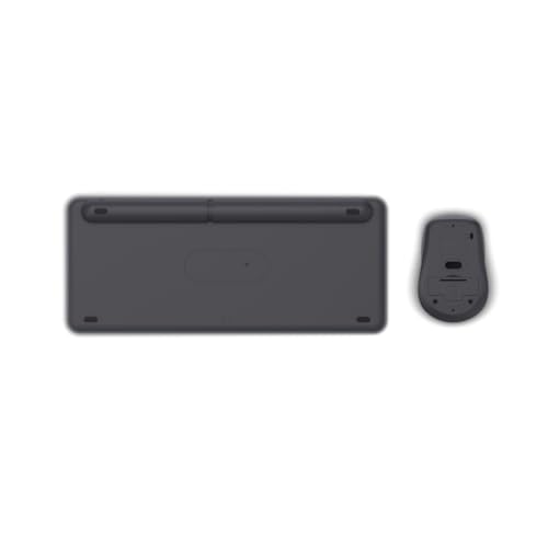 Teclado y ratón multidispositivo Bluetooth pequeño con teclas silenciosas 4