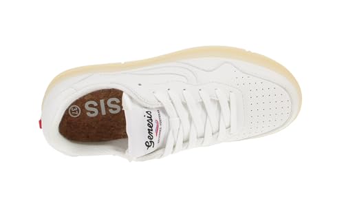 Genesis 1005261 G-Soley 2.0 Hevea Rubb - Damen Schuhe Sneaker - White-White, Größe:40 EU