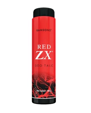 powder❤️ Ramsons - Red Zx Deo Talc -100gm | Fragranced Talcum Powder For