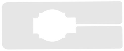 40 Blank Rectangular Size Dividers for Retail Clothing Racks