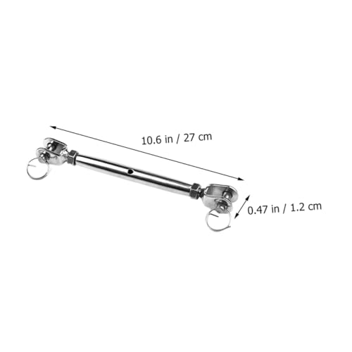 Tensor de cable con cuña de acero inoxidable resistente para uso industrial, tornillo para tensar cable miniatura 7