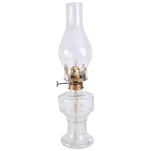 OSALADI Lampe à pétrole en verre transparent - Style vintage - Lampe à pétrole - Pour décoration de chambre,...