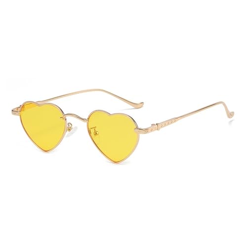 Personalidad De La Hombres Y Mujeres Gafas Sol Compras Al Aire Libre Fiesta Foto Polarizadas(Yellow)