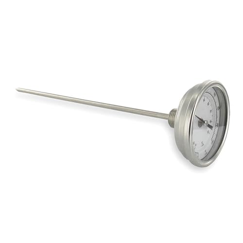 Dwyer Instruments - BTLRN360101 - Bimetal Thermom, 3 In Dial, 0 to 200F