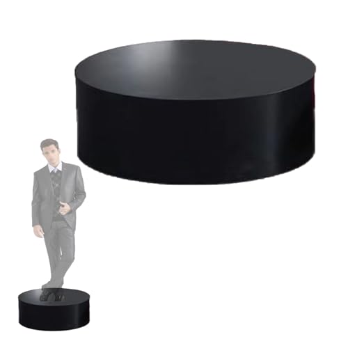 Présentoir rond sur pied pour mannequins de magasin de vêtements et support de vitrine