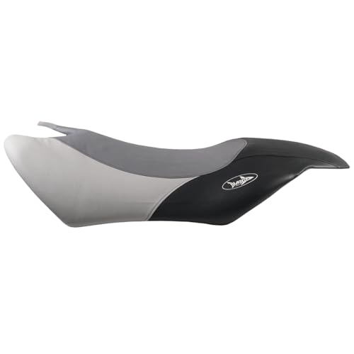 BlackTip Jetsports Seat Cover Compatible with Yamaha 2000-2002 WaverRunner GP1200R, 2002 GP800R (Light Gray/Dark Gray/Black)
