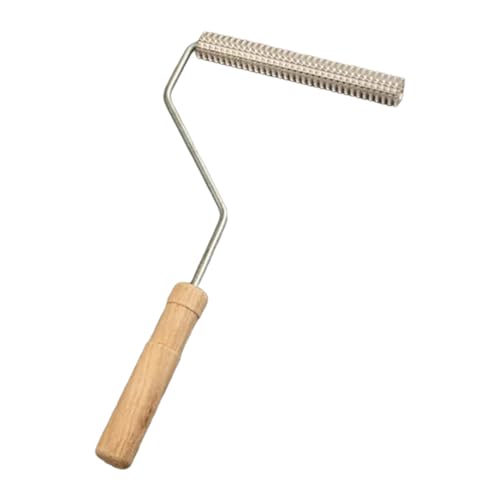 Gralara Rodillo para laminar de fibra de vidrio,Rodillo de burbujas para laminación de resina,Resistente,Accesorios,Herramienta de paleta de burbujas para, rodillo 20x100mm