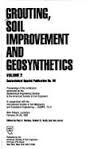 Grouting, Soil Improvement and Geosynthetics: Proceedings of the Conference (Geotechnical Special Publication, No 30) 0872628655 Book Cover