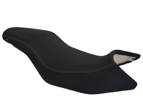 Housse de selle CF Moto 650MT noire protection accessoire moto 700MT coutures grises