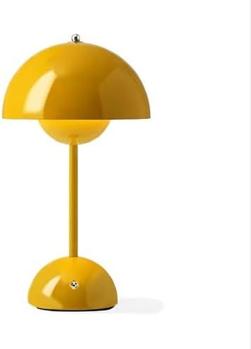 Lámpara de mesa LED Milan con forma de seta, inalámbrica, recarga...