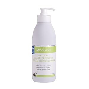 MooGoo Cream Conditioner – For Itchy, Dry, Eczema, Psoriasis & Dandruff Prone Scalps – SLS, Silicone, Sulfate & Paraben Free – Natural & Gentle Formula – 500ml / 16.9 fl.oz.