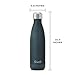 S'well Stainless Steel Water Bottle, 17oz, Blue Suede, Triple-Layered Vacuum Insulated Containers Keeps Drinks Cold for 36 Hours and Hot for 18, BPA Free, Perfect for On the Go