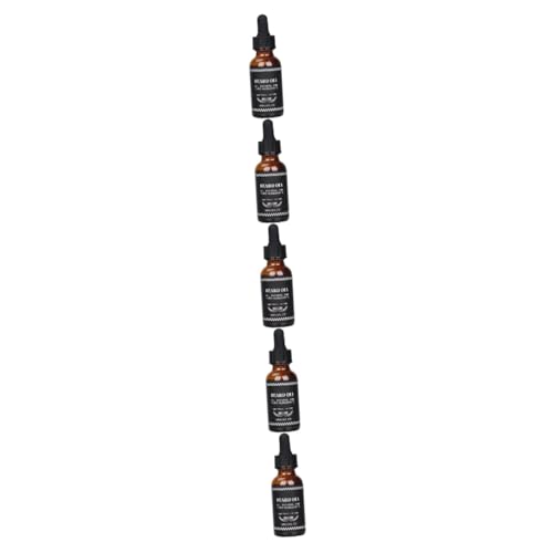 Baluue 5 Peças 1 Líquido Para Crescimento De Barba Óleo Para Cuidados Com A Barba Condicionador De B