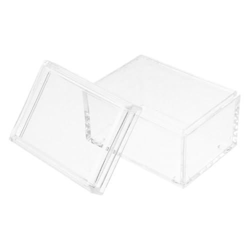 Ciieeo Modern Tea Bag Storage Stylish Acrylic Box Smooth Edges for Office Kitchen Use