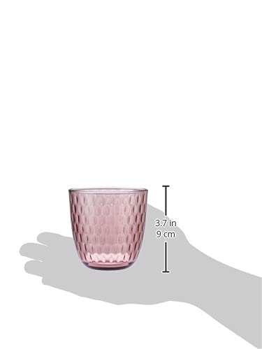 Bormioli Rocco Slot Set Becher, Pink, 6 Einheiten